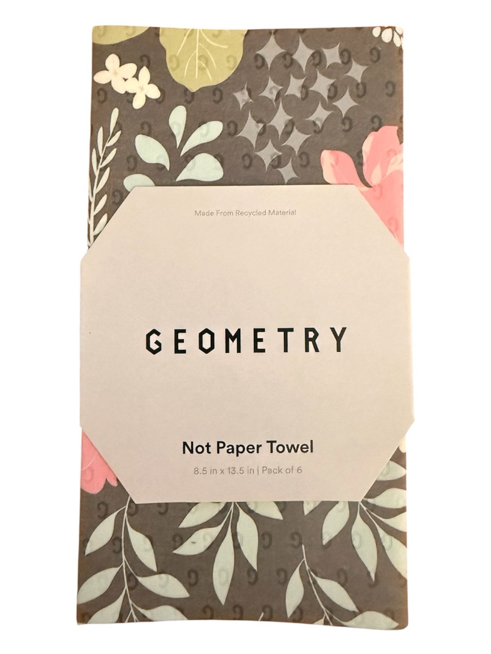 GEOMETRY 'Not Paper Towel' Floral Pack - Brown, Pink, Green